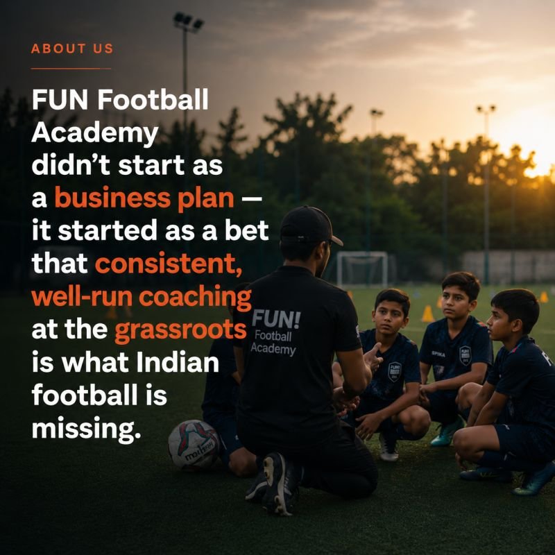faa about us fun football academy why did we start